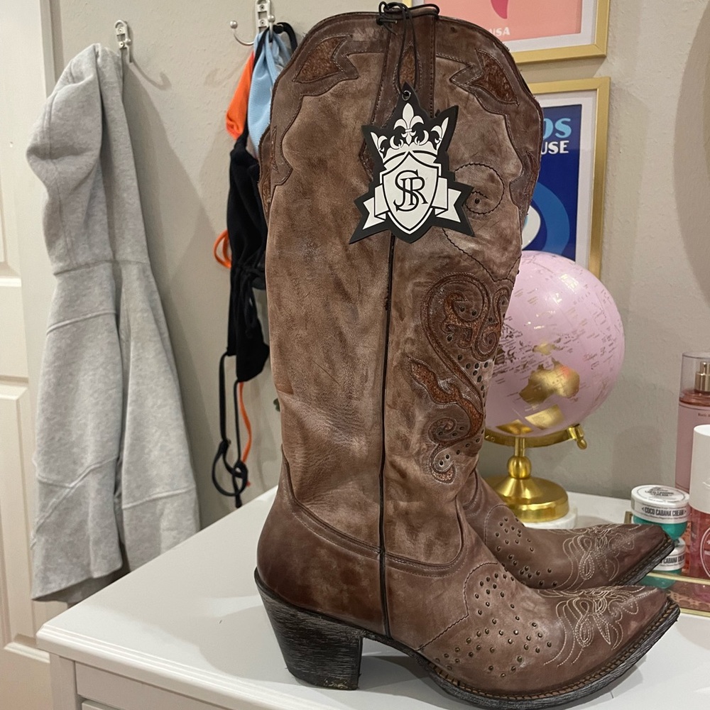 Johnny Ringo Sagrada Collection Old Cognac 13" Boots